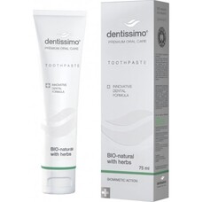 Зубна паста Dentissimo Bio-Natural With Herbs 75 мл Зубна паста Dentissimo Bio-Natural With Herbs 75 мл